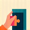 Hand inserting a puzzle piece