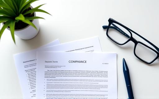 Legal documents and a pen on a desk