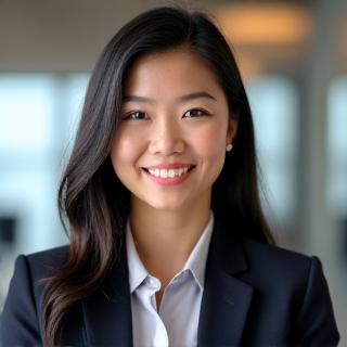 Portrait of Sophia Chen, Head of HR Technology & Analytics